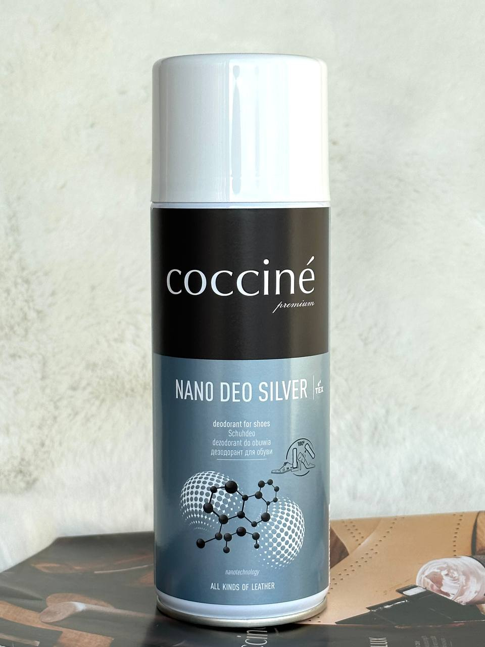 Дезодорант антибактеріальний для взуття COCCINE NANO DEO SILVER 400 мл
