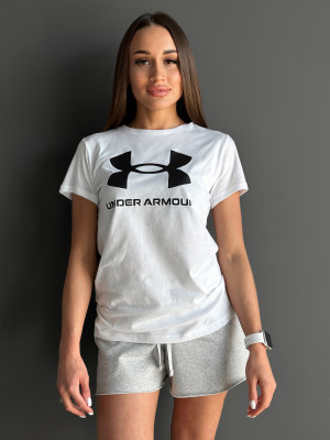 Футболка/UA W SPORTSTYLE LOGO SS