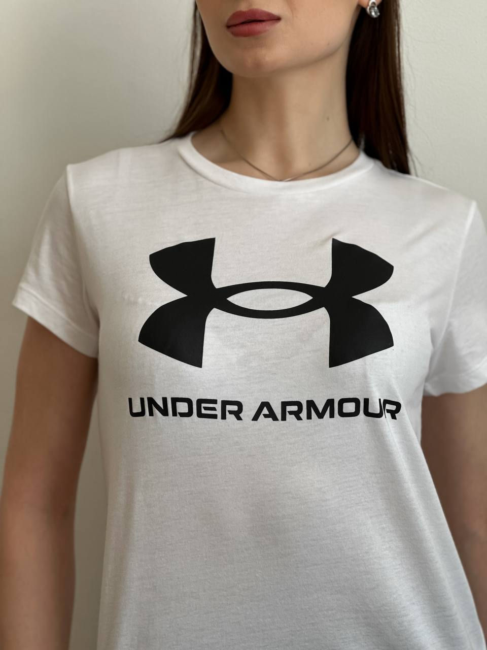 Футболка/UA W SPORTSTYLE LOGO SS
