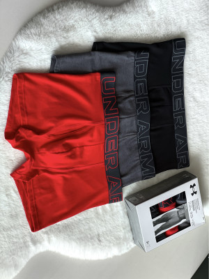 Труси/Underwear Boxers UA PERFORMANCE COTTON - SOLID 3 3PK