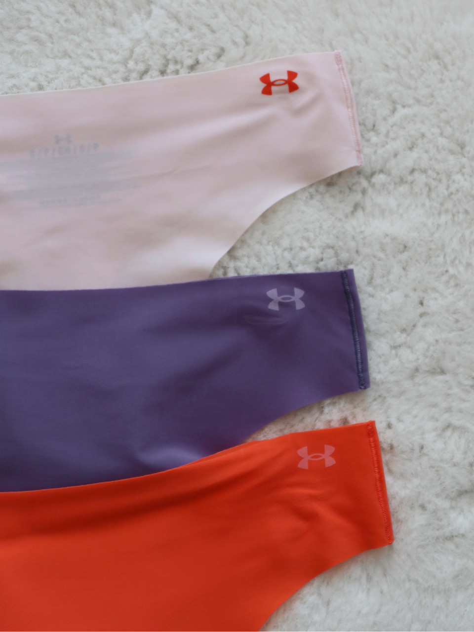 Труси/UA PURE STRETCH NO SHOW THONG -SOLID 3PK