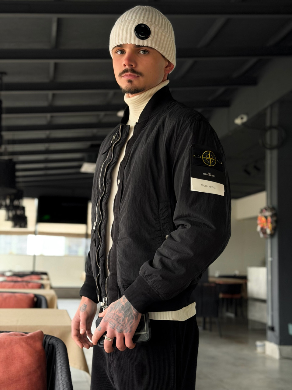 Бомбер Stone Island NYLON METAL IN ECONYL®