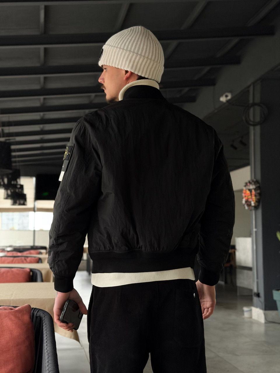 Бомбер Stone Island NYLON METAL IN ECONYL®