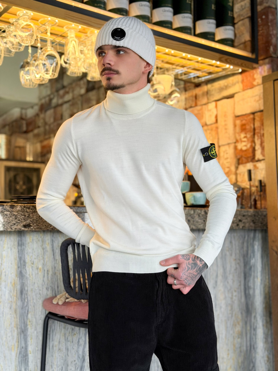 Гольф Stone Island LIGHT RWS PURE WOOL