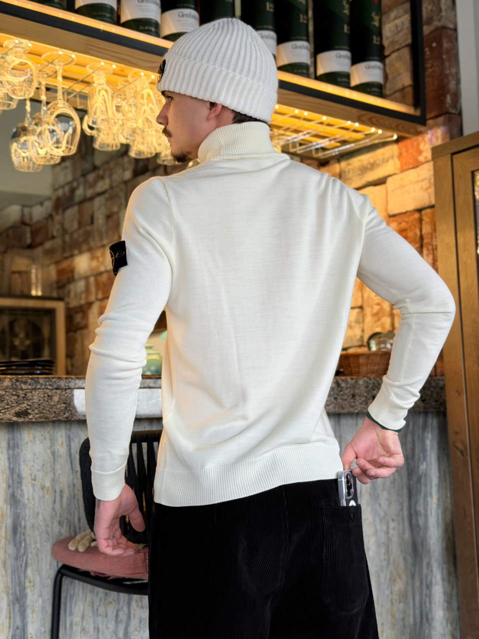 Гольф Stone Island LIGHT RWS PURE WOOL