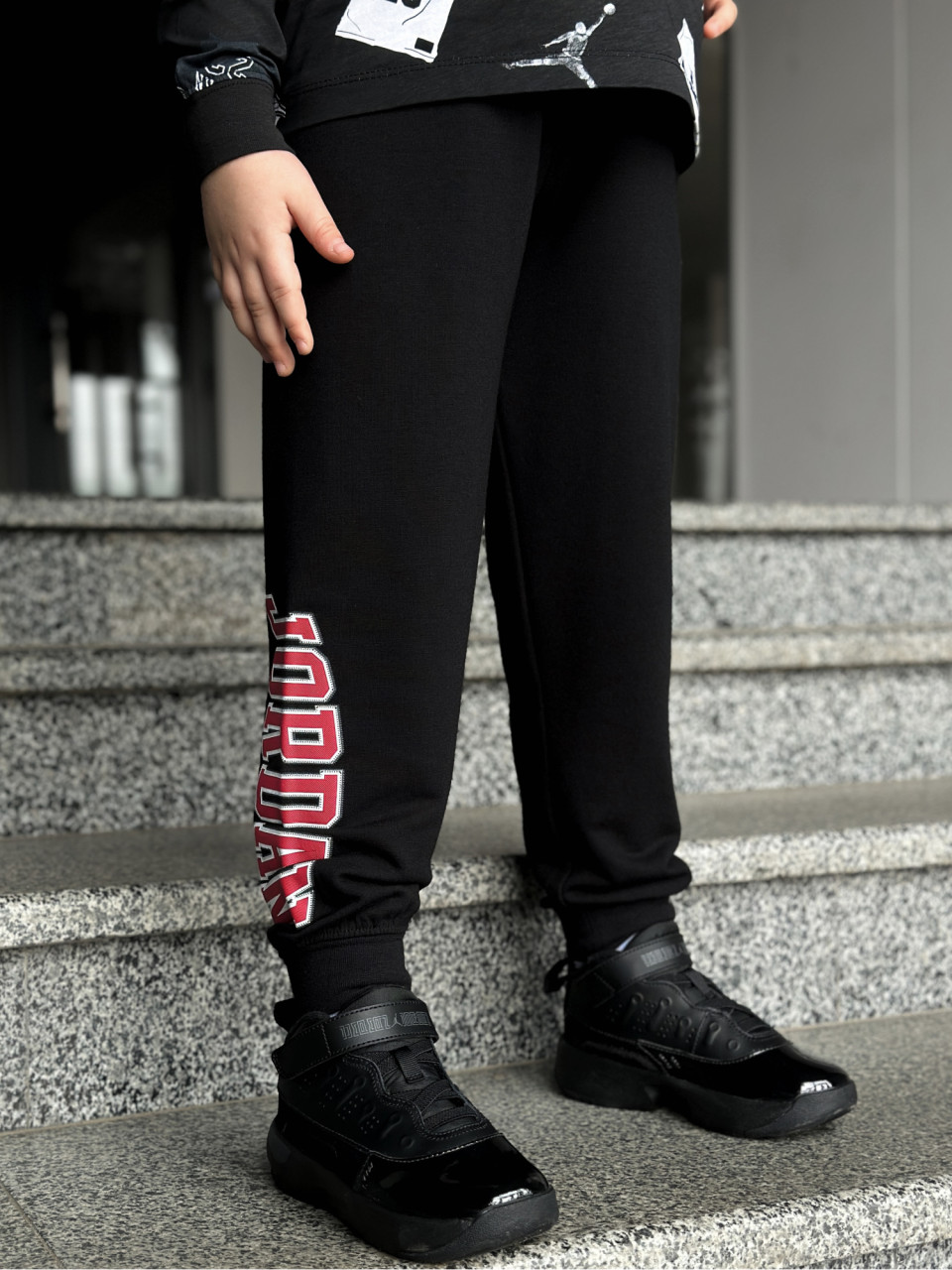 КОСТЮМ ДЕМІСЕЗОНИЙ СИНТЕТИЧНИЙ JDN MJ 23 JERSEY LS PANT  SET