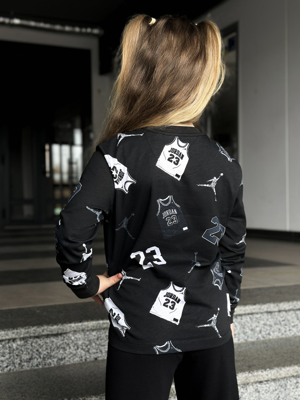 КОСТЮМ ДЕМІСЕЗОНИЙ СИНТЕТИЧНИЙ JDN MJ 23 JERSEY LS PANT  SET