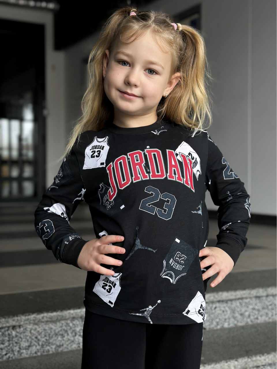 КОСТЮМ ДЕМІСЕЗОНИЙ СИНТЕТИЧНИЙ JDN MJ 23 JERSEY LS PANT  SET