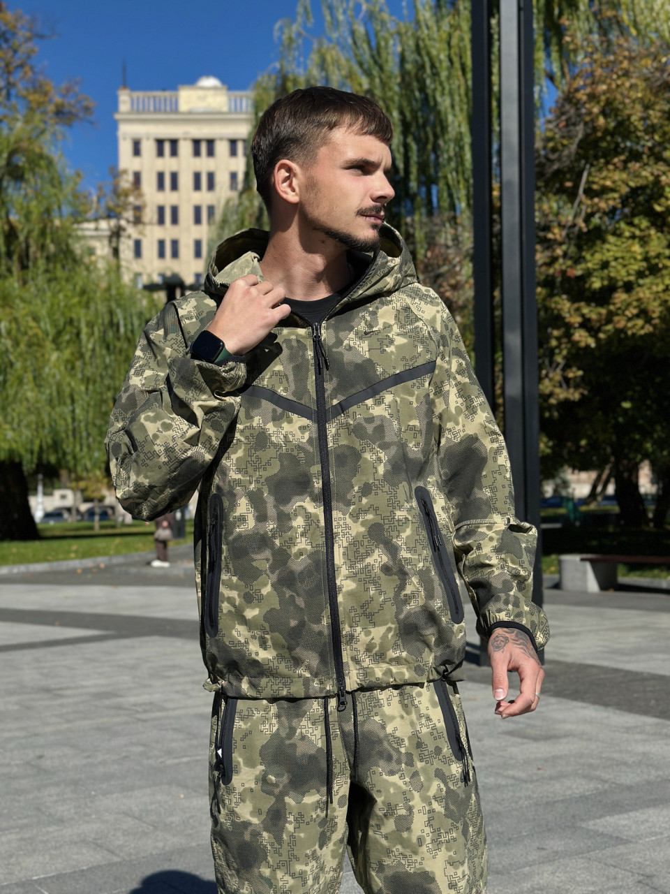 ВІТРІВКА M NK TECH WVN JKT GX AOP
