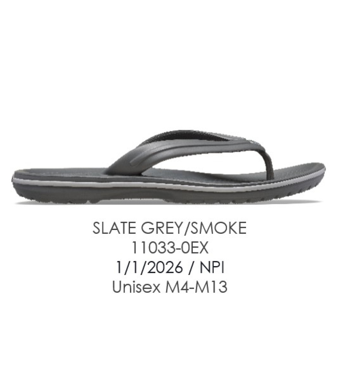 В'ЄТНАМКИ Crocband  Flip  SGy/ Smo