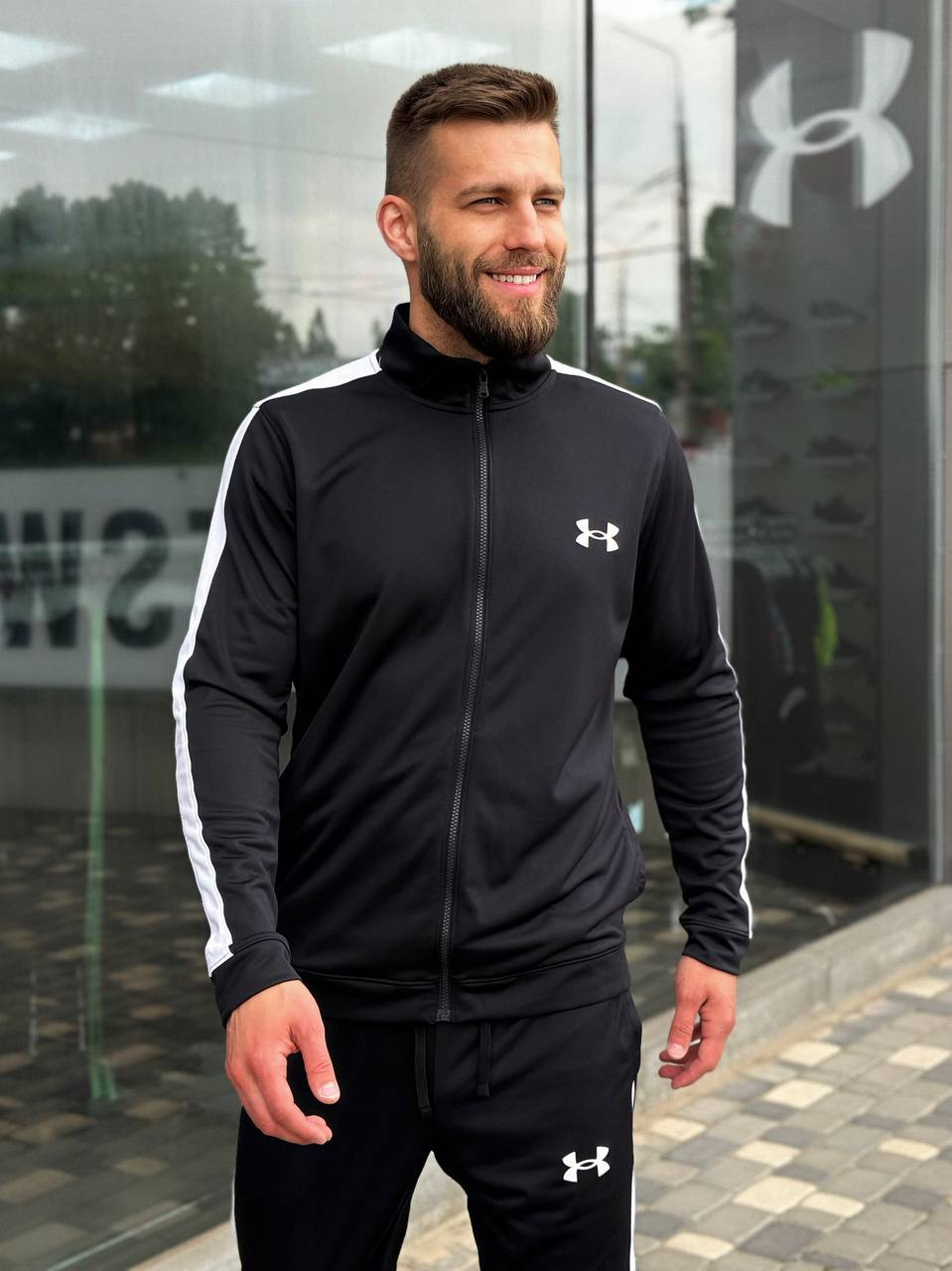 КОСТЮМ ДЕМІСЕЗОННИЙ ЕЛАСТИКОВИЙ/UA Knit Track Suit