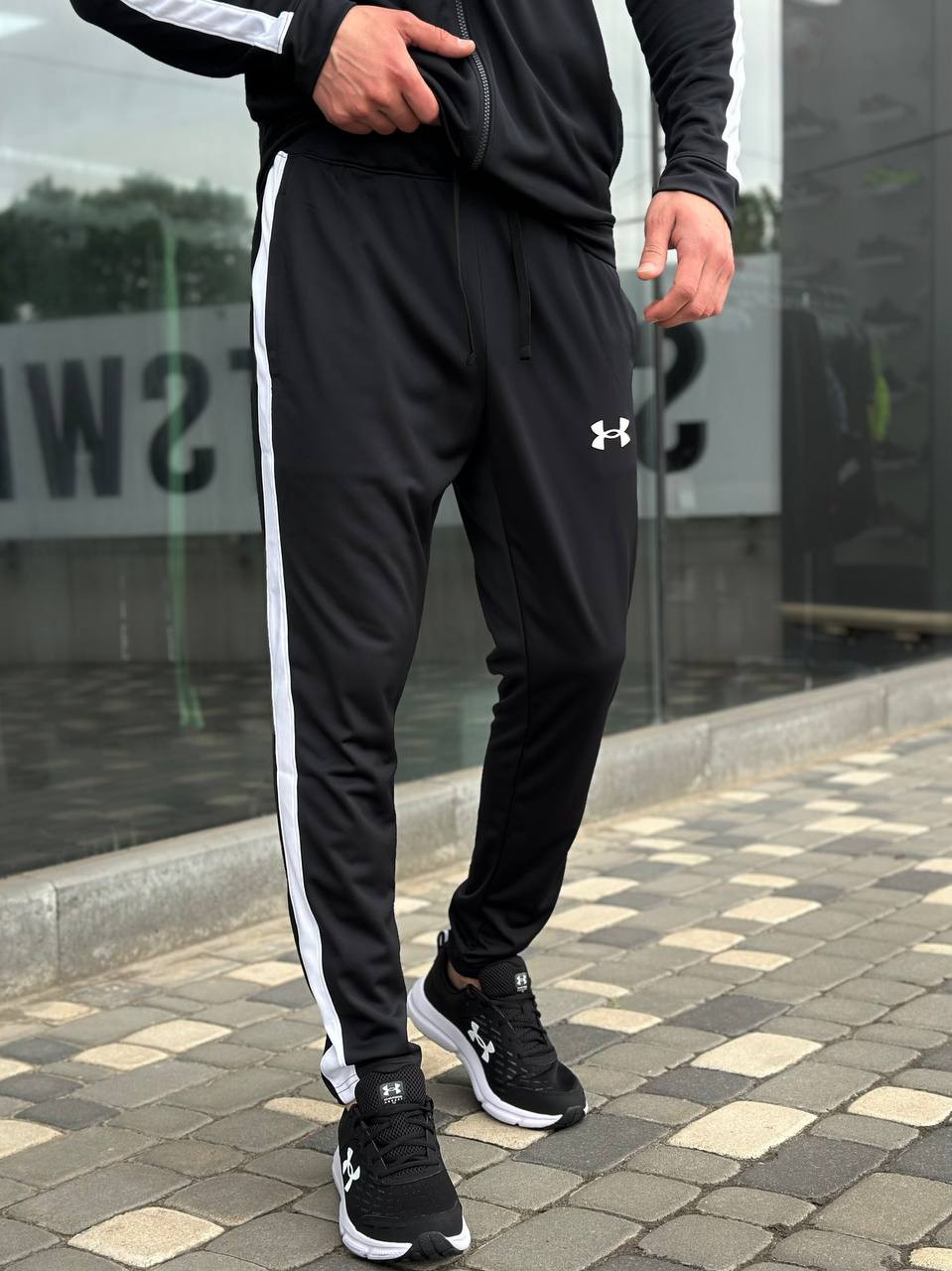 КОСТЮМ ДЕМІСЕЗОННИЙ ЕЛАСТИКОВИЙ/UA Knit Track Suit