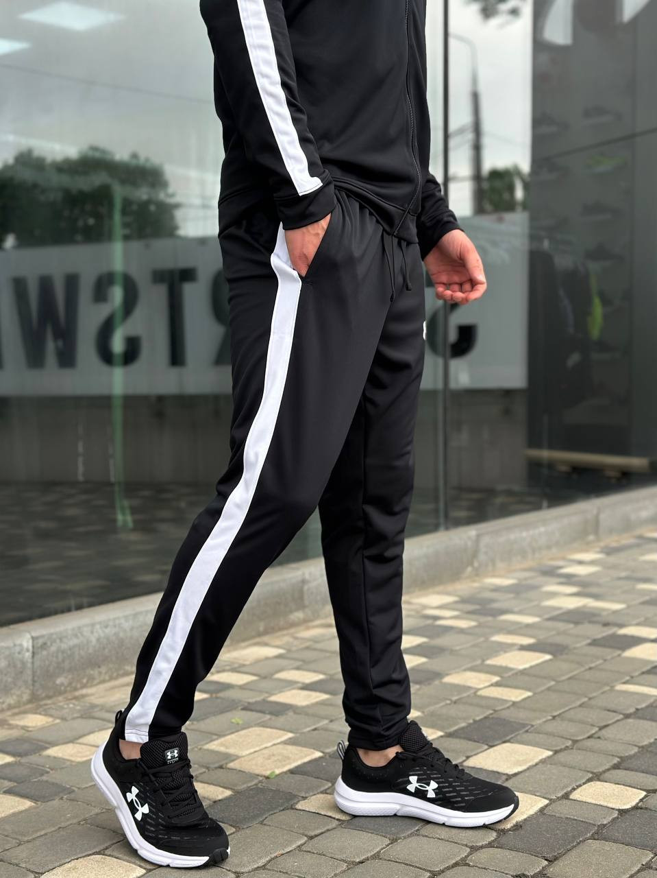 КОСТЮМ ДЕМІСЕЗОННИЙ ЕЛАСТИКОВИЙ/UA Knit Track Suit