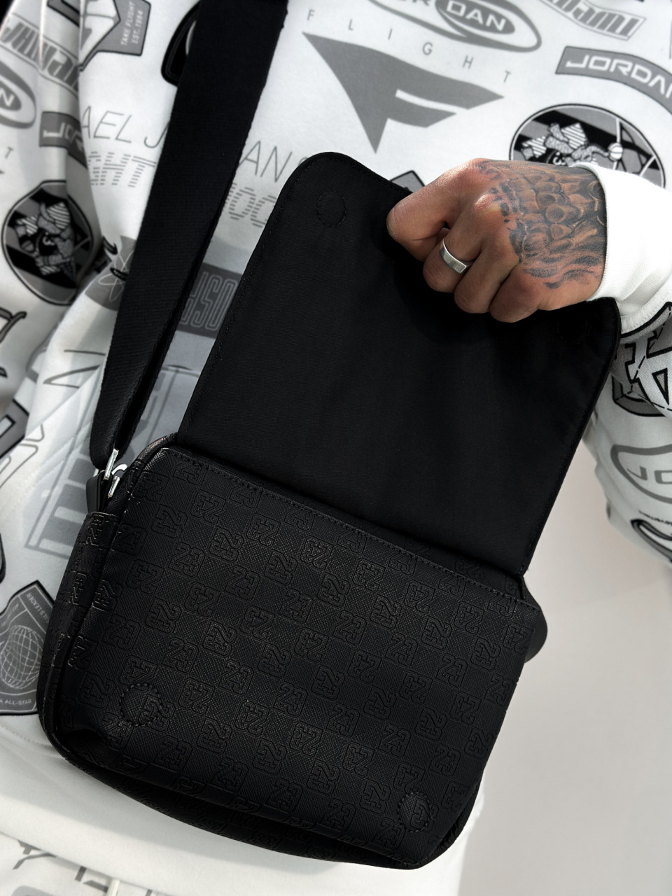 СУМКА ЧЕРЕЗ ПЛЕЧЕ JAM MONOGRAM MINI MESSENGER BA