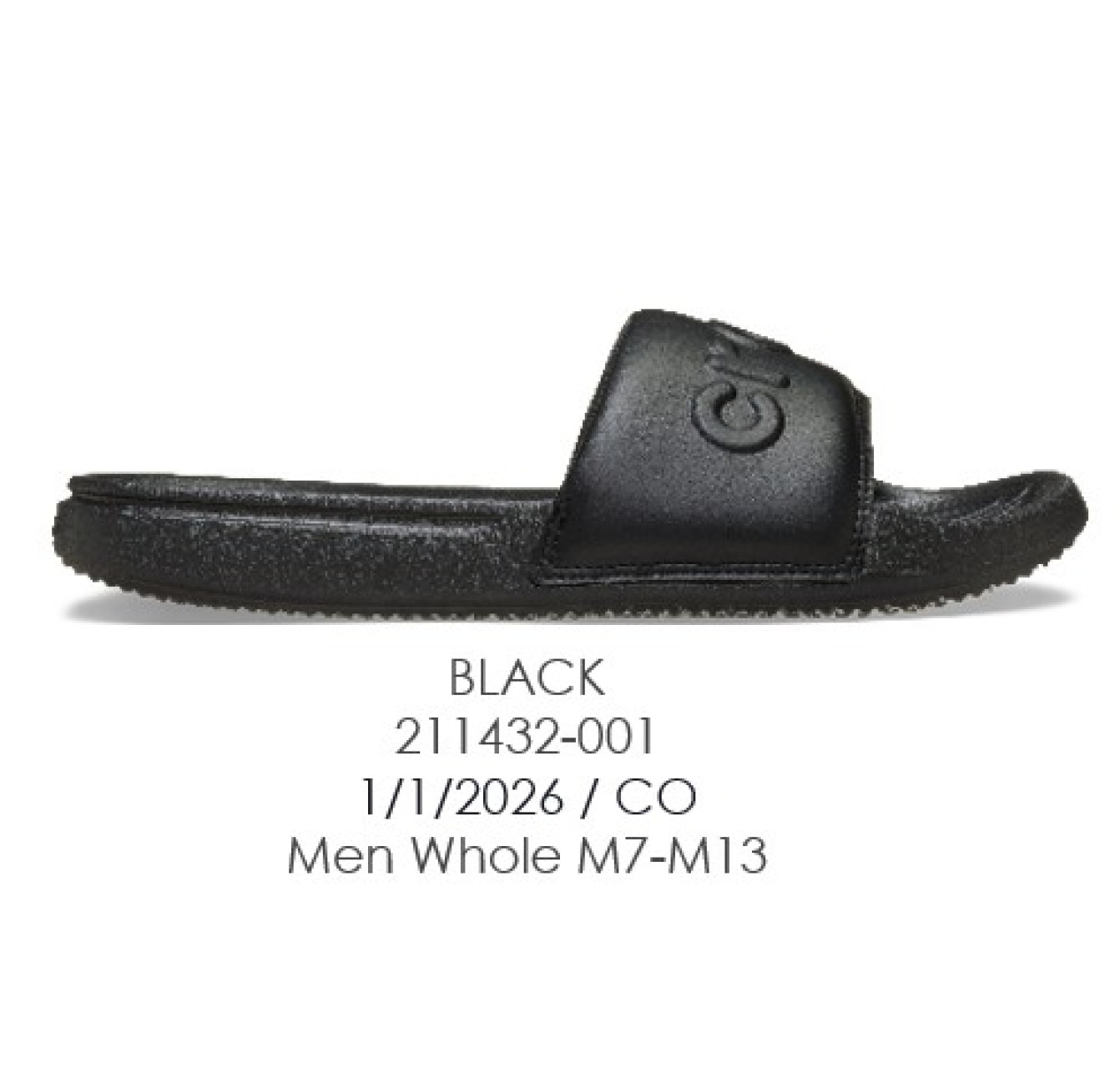 КАПЦІ Crocs All Day Slide M Blk