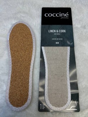 Устілка льонна корку Coccine Linen&Cork