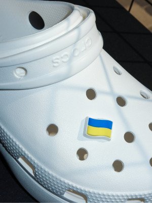 ПРИКРАСА ДЛЯ ВЗУТТЯ Ukraine Flag