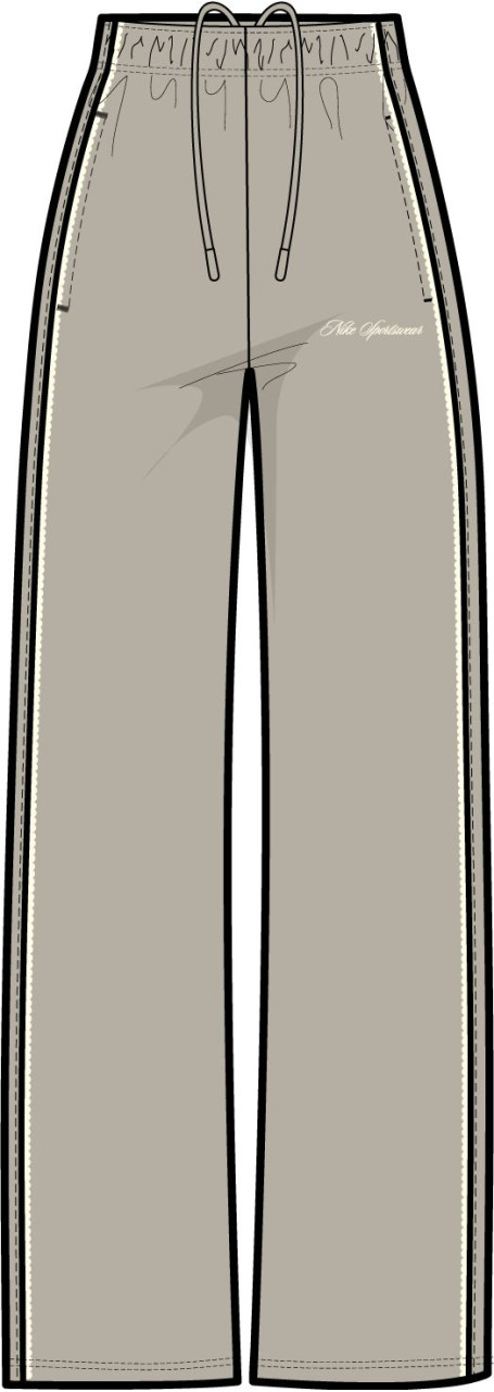 ШТАНИ W NK STDO FLC MW MR SCALLOP WL