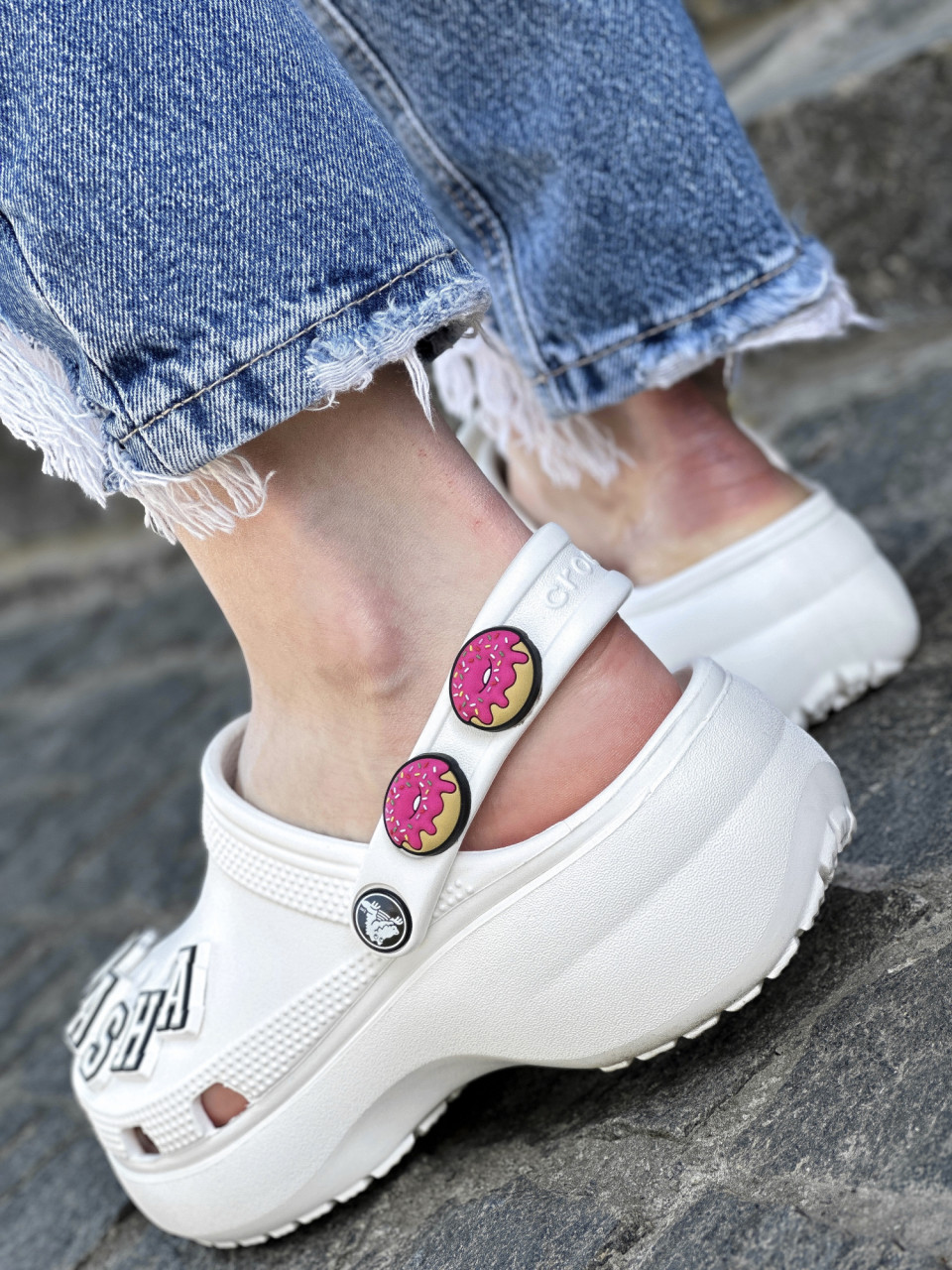 КЛОГИ Classic Platform Clog W Whi