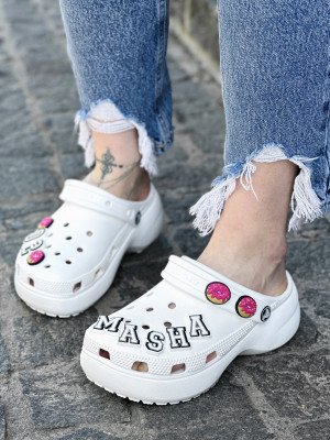 КЛОГИ Classic Platform Clog W Whi