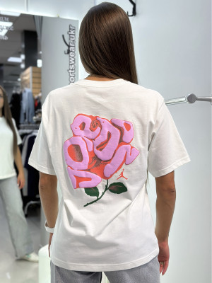 ФУТБОЛКА W J SS GF GFX TEE ROSE