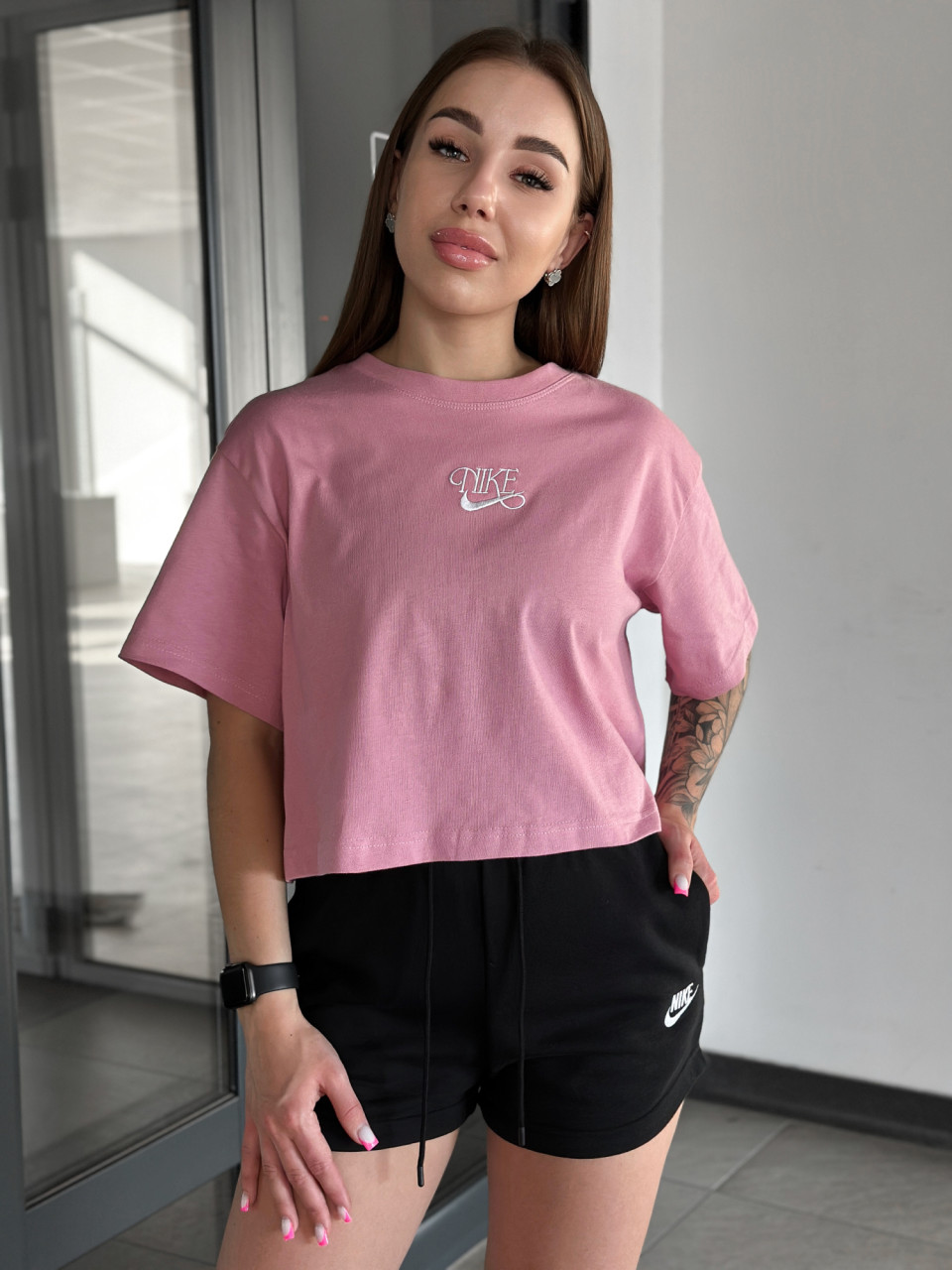 ФУТБОЛКА W NSW SS CROP TEE IWD