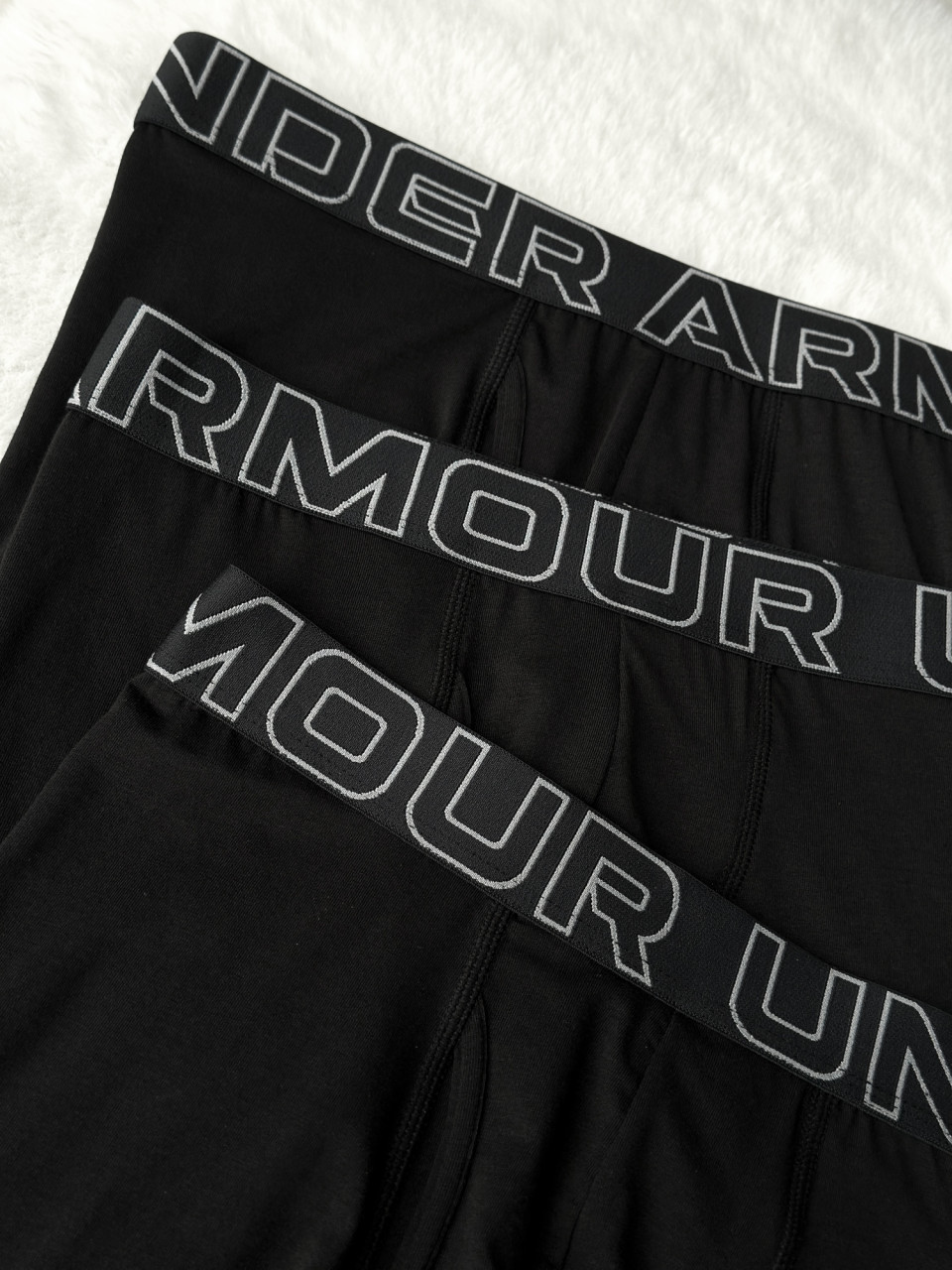 Труси/Underwear Boxers UA PERFORMANCE COTTON - SOLID 6 3PK