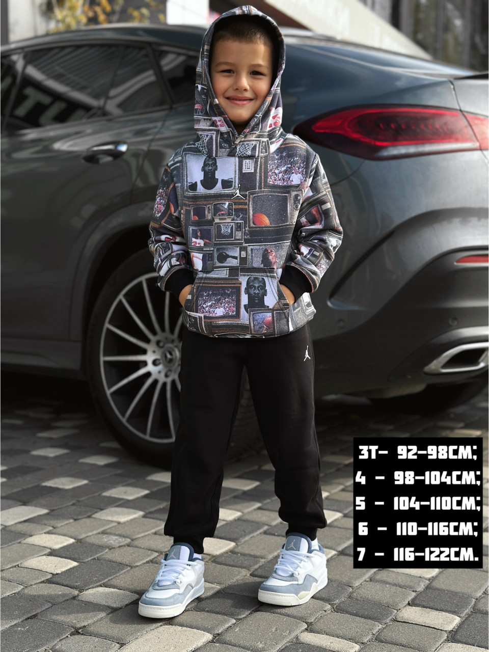 КОСТЮМ ЗИМОВИЙ БАВОВНЯНИЙ JDB MJ BROOKLYN AOP FLC SET
