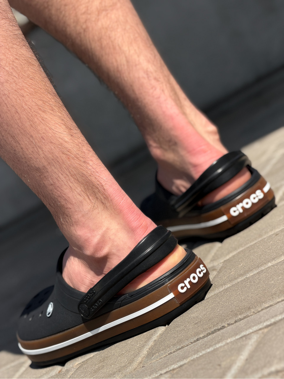 КЛОГИ Crocband Gum Clog Blk
