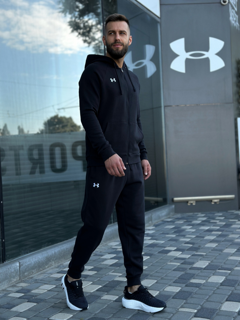 КОСТЮМ ЗИМОВИЙ БАВОВНЯНИЙ UA RIVAL FLEECE FZ