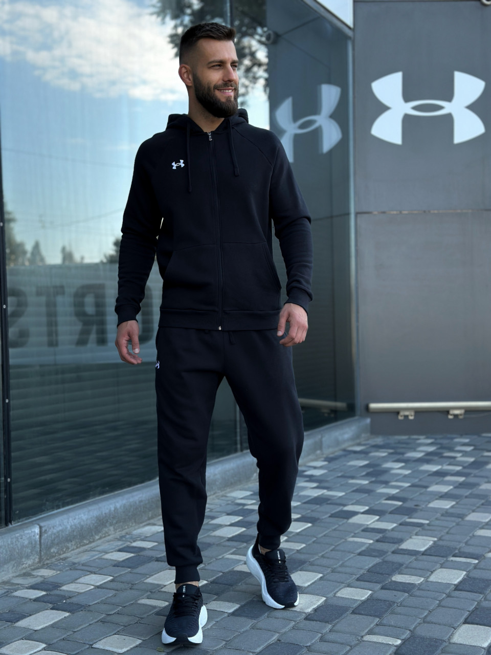 КОСТЮМ ЗИМОВИЙ БАВОВНЯНИЙ UA RIVAL FLEECE FZ