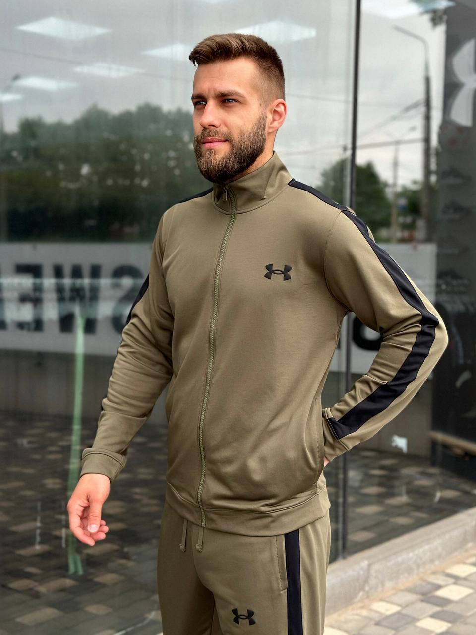 КОСТЮМ ДЕМІСЕЗОННИЙ ЕЛАСТИКОВИЙ/UA Knit Track Suit