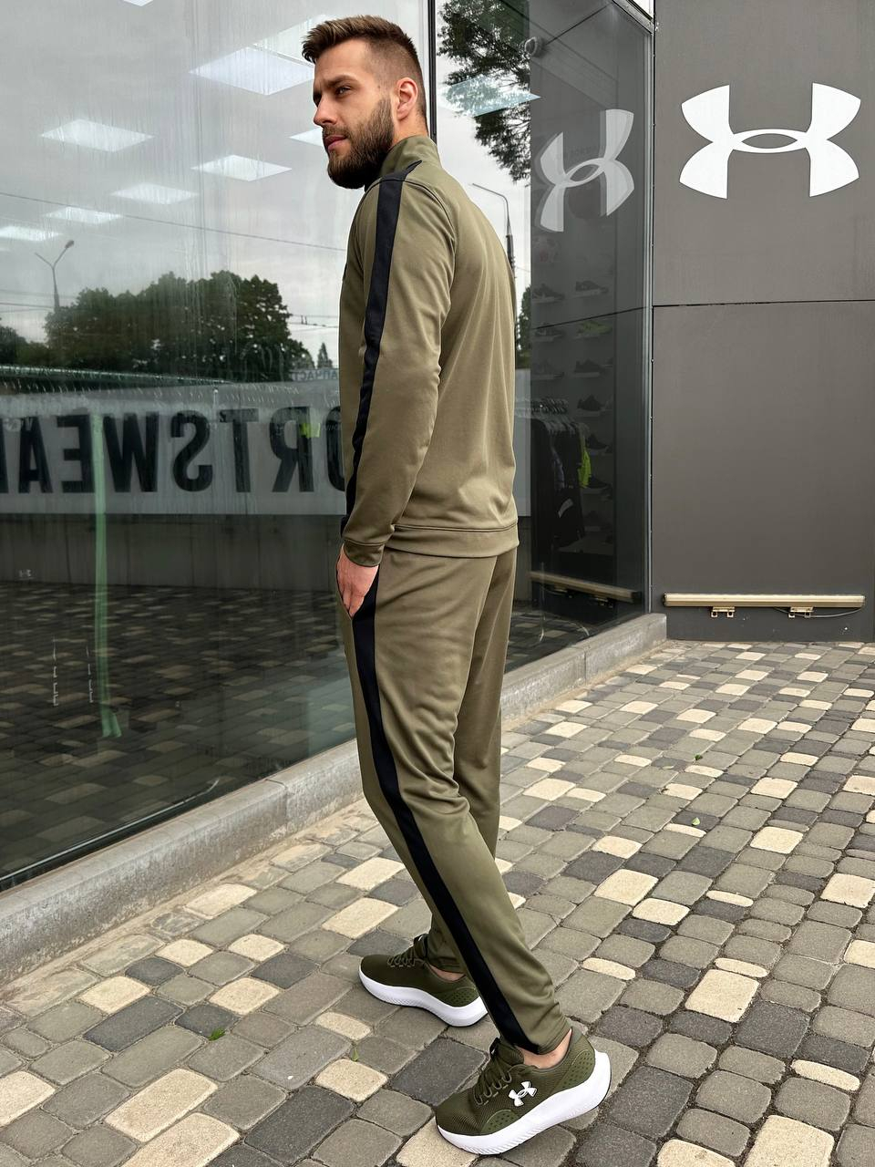 КОСТЮМ ДЕМІСЕЗОННИЙ ЕЛАСТИКОВИЙ/UA Knit Track Suit
