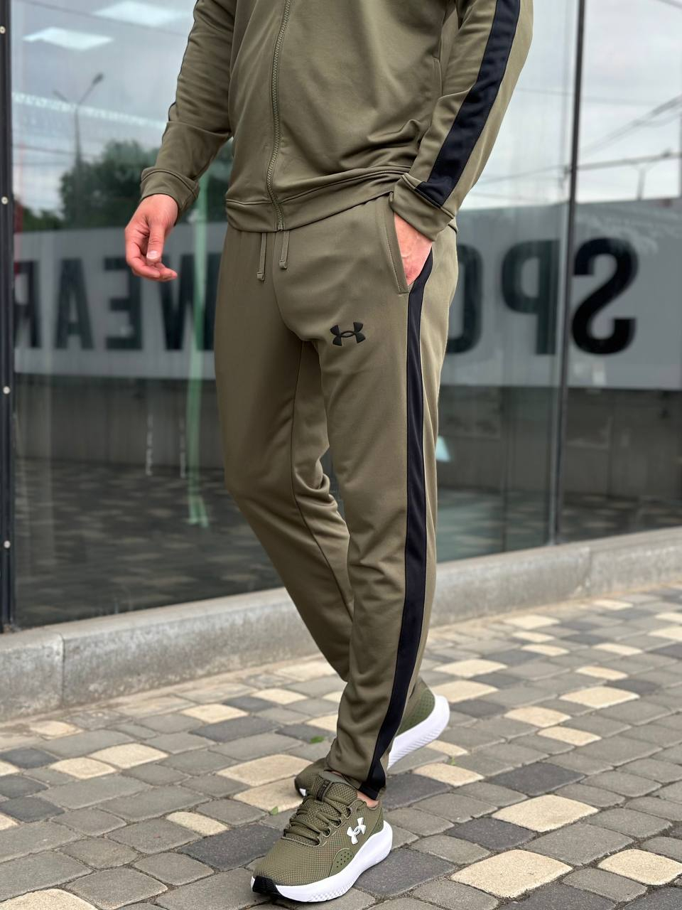 КОСТЮМ ДЕМІСЕЗОННИЙ ЕЛАСТИКОВИЙ/UA Knit Track Suit