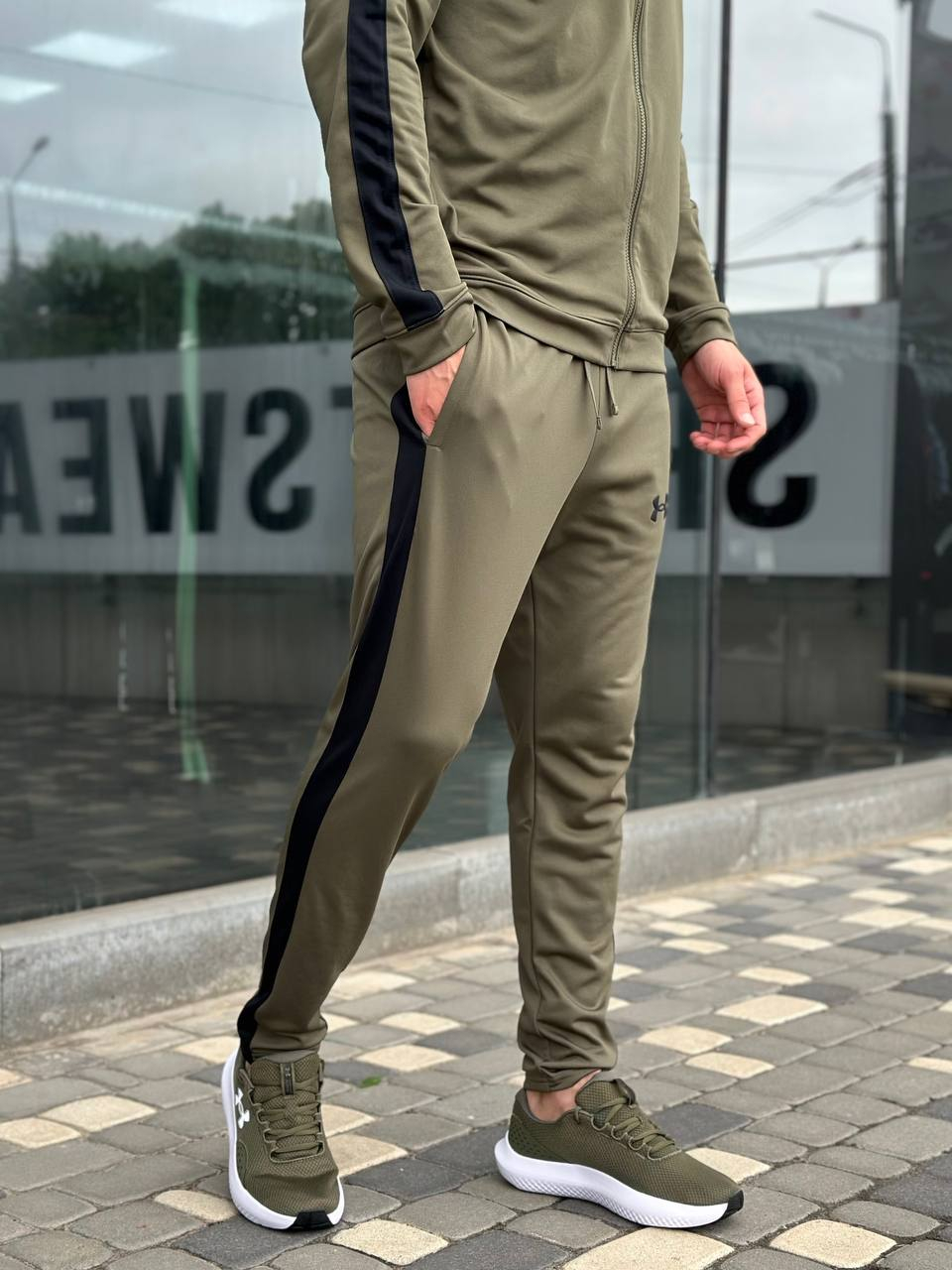 КОСТЮМ ДЕМІСЕЗОННИЙ ЕЛАСТИКОВИЙ/UA Knit Track Suit