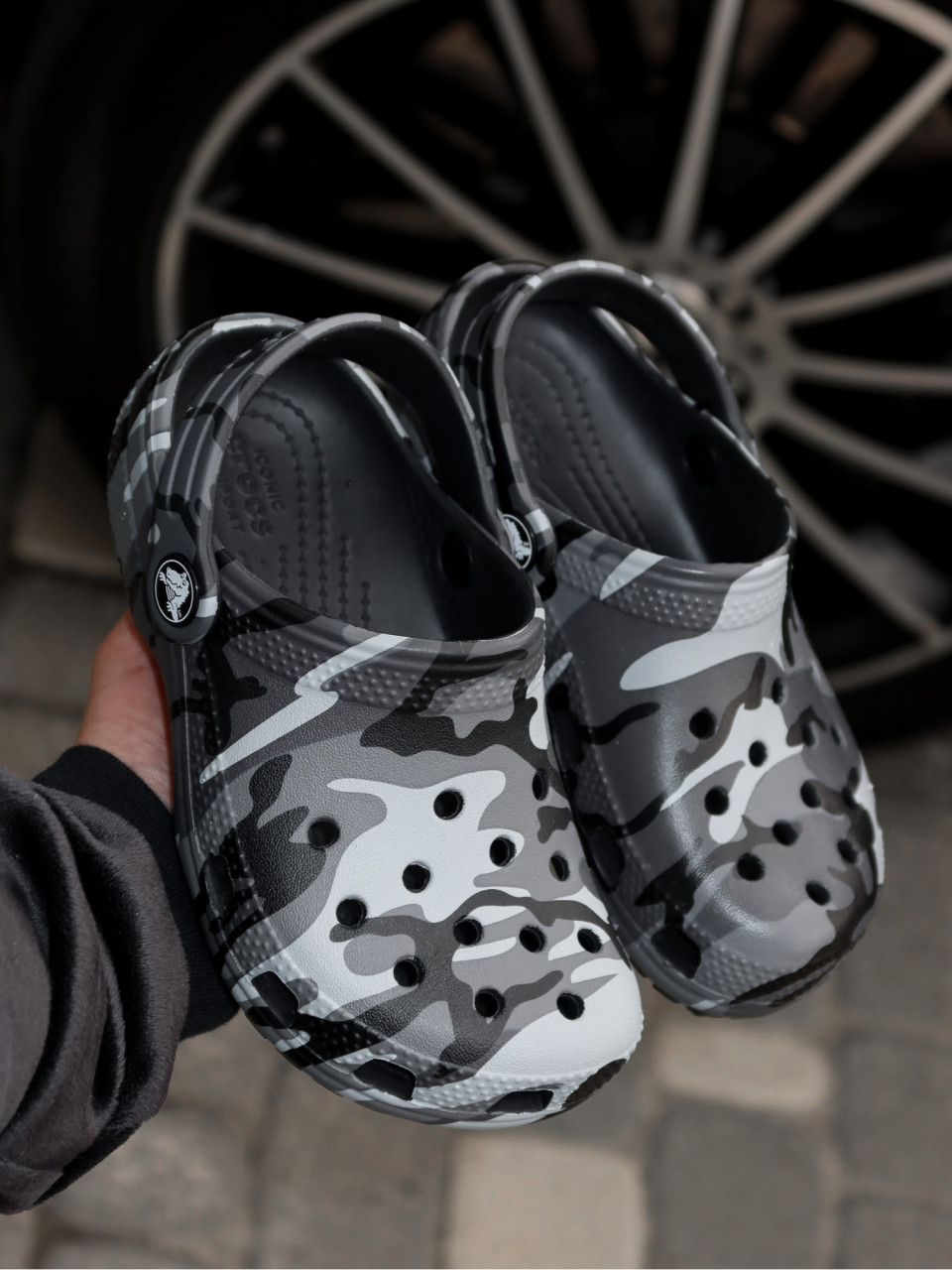 КЛОГИ Classic  Camouflage  Clog K Blk/SGy