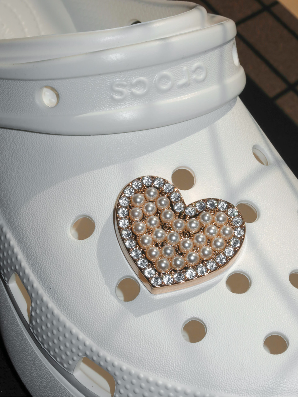 ПРИКРАСИ ДЛЯ ВЗУТТЯ Pearl Cluster Heart