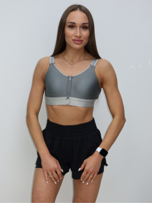 Топ/UA Infinity High Zip 2.0 Bra