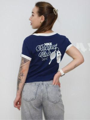 ФУТБОЛКА W NK SS TEE HRTG RCQT RNGR MOD