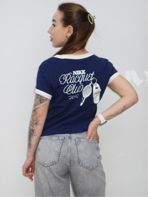 ФУТБОЛКА W NK SS TEE HRTG RCQT RNGR MOD