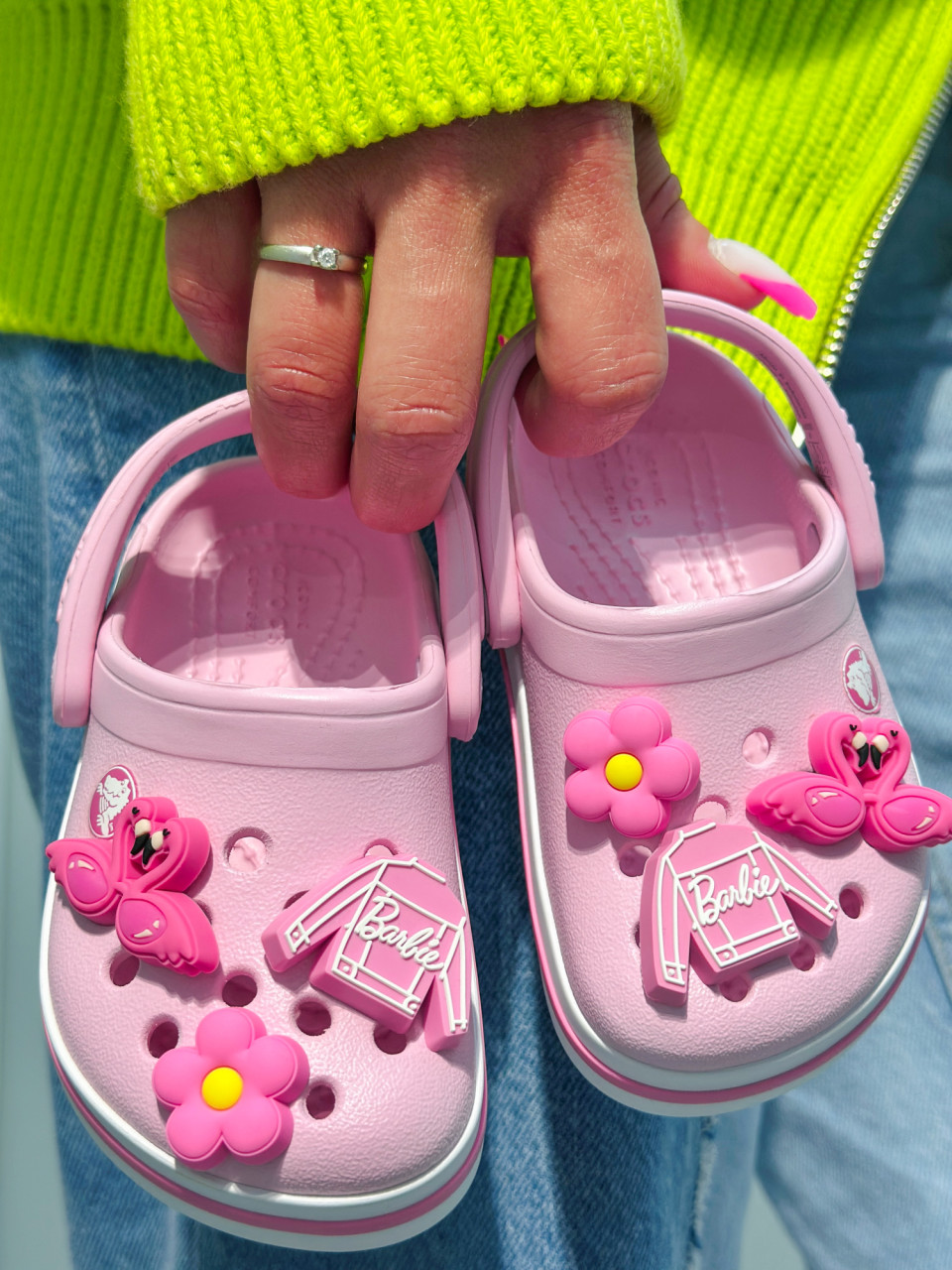 КЛОГИ Crocband Clog T BlrnaPink