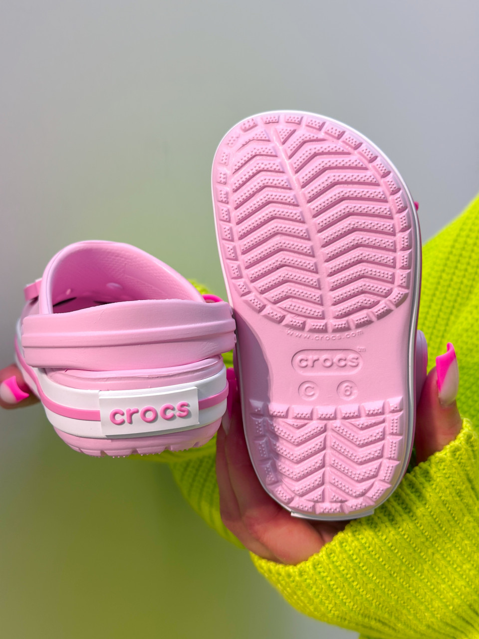 КЛОГИ Crocband Clog T BlrnaPink