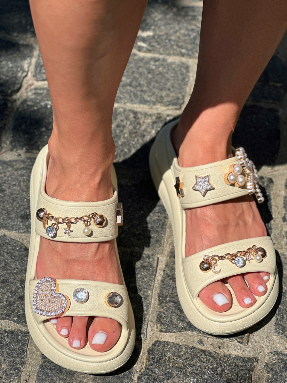 КАПЦІ Crush Sandal Bone
