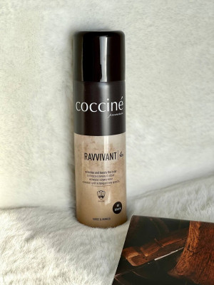 Фарба-спрей для замші, нубука.Чорна. COCCINE RAVVIVANT 250 мл
