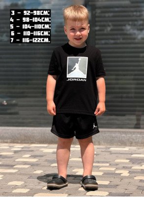 КОМПЛЕКТ:ФУТБОЛКА ТА ШОРТИ  JDB MJ BRK BL MESH SHORT SET