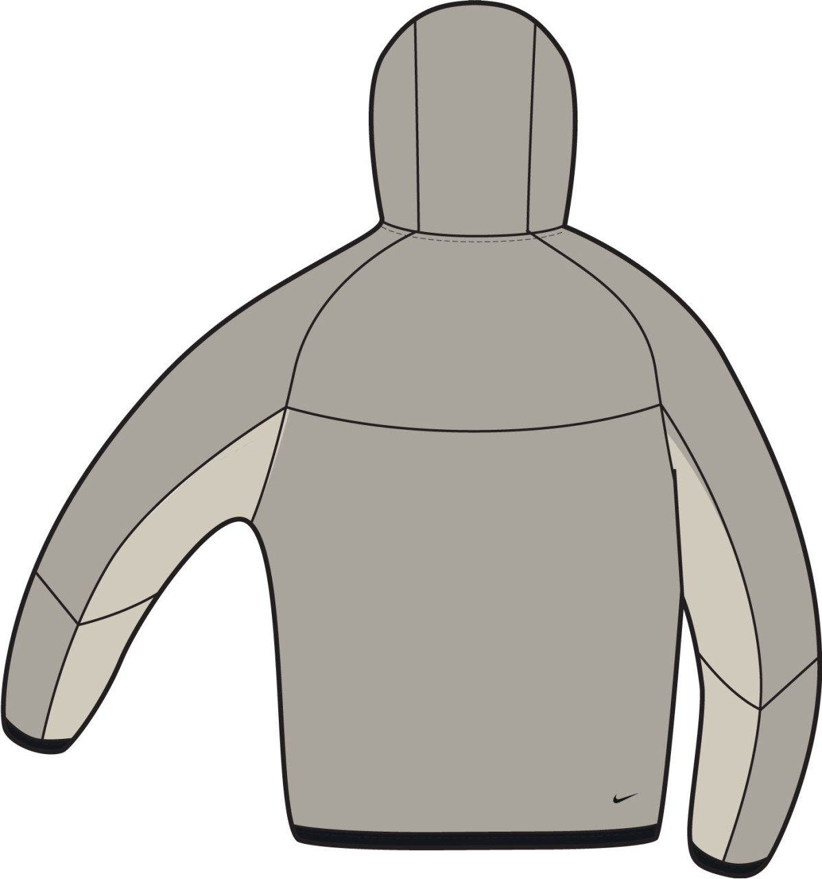 ТОЛСТОВКА M NK TCH FLC FZ WR HOODIE