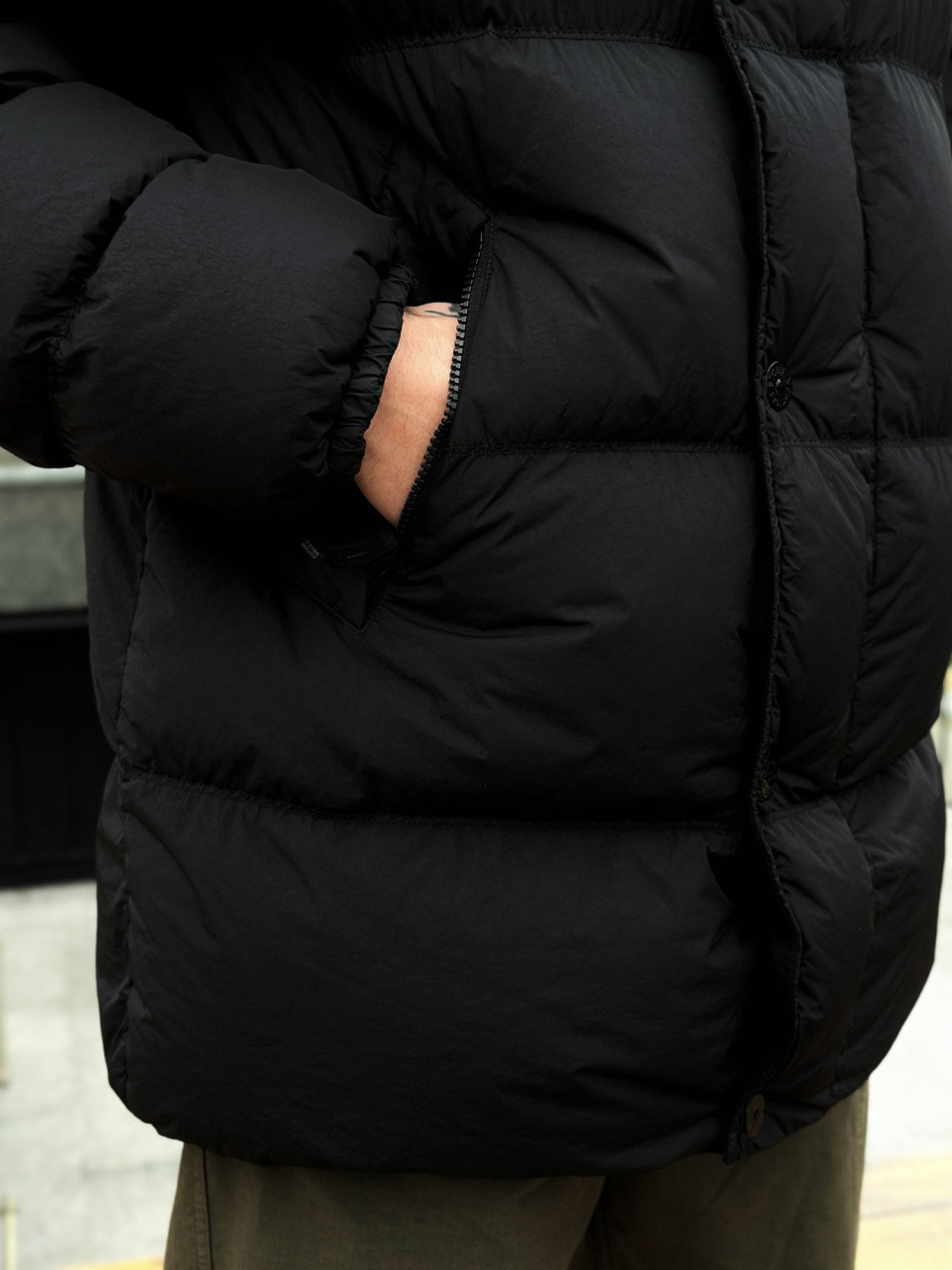 КУРТКА CRINKLE REPS down parka STONE ISLAND