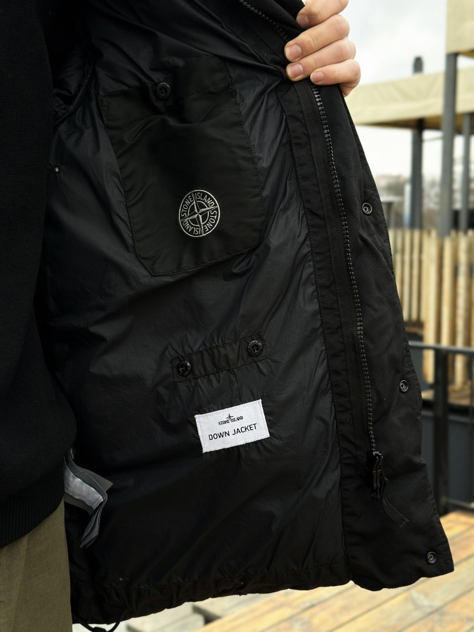 КУРТКА CRINKLE REPS down parka STONE ISLAND