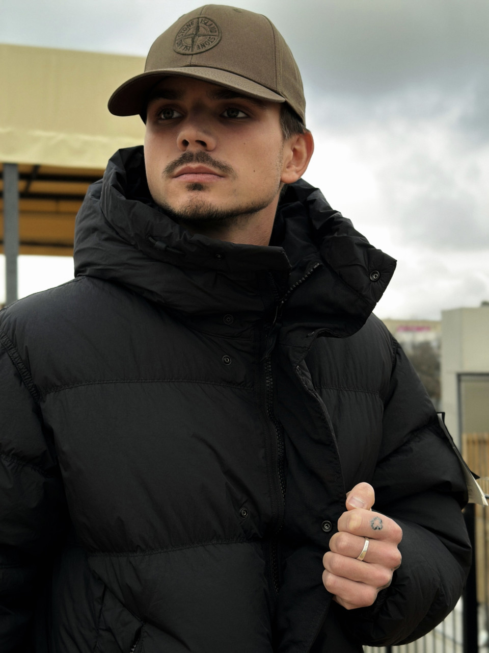 КУРТКА CRINKLE REPS down parka STONE ISLAND