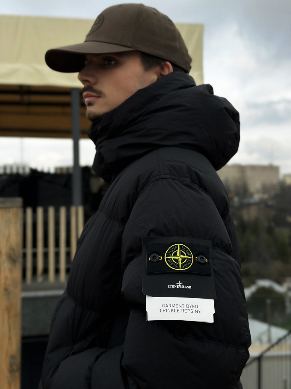 КУРТКА CRINKLE REPS down parka STONE ISLAND